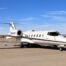 learjet 60 on tarmac