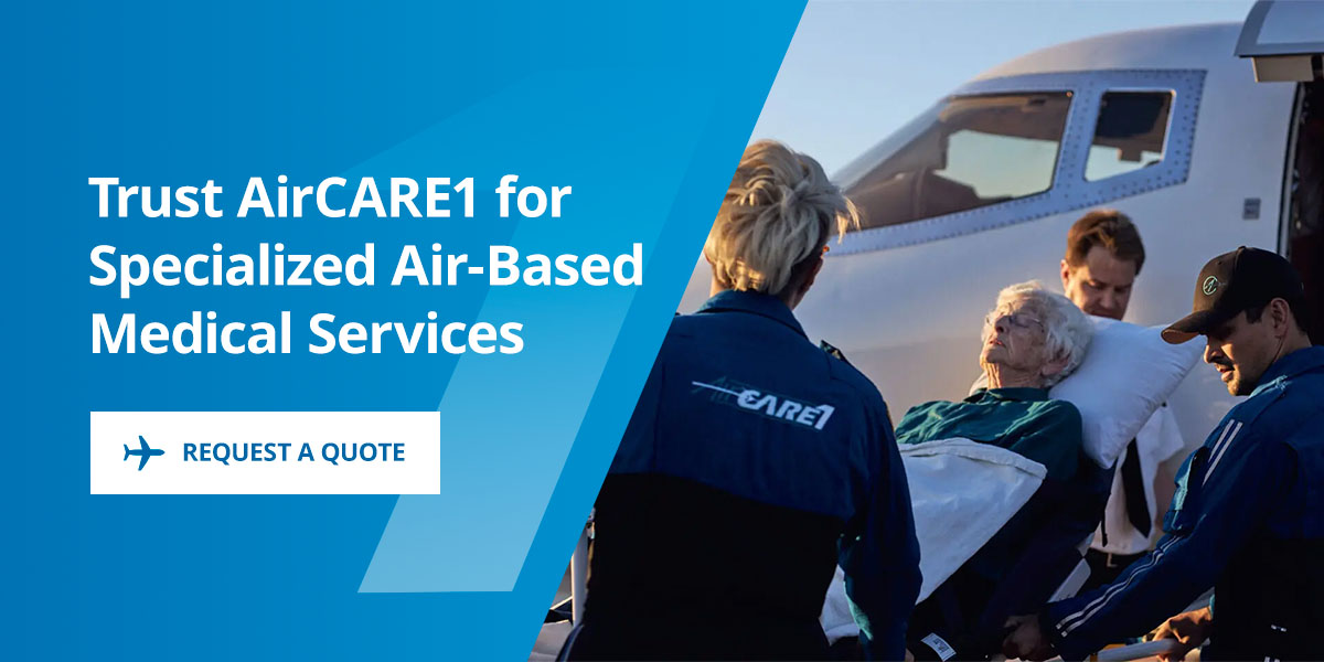 Trust AirCARE1 for Specialized Air-Based Medical Services